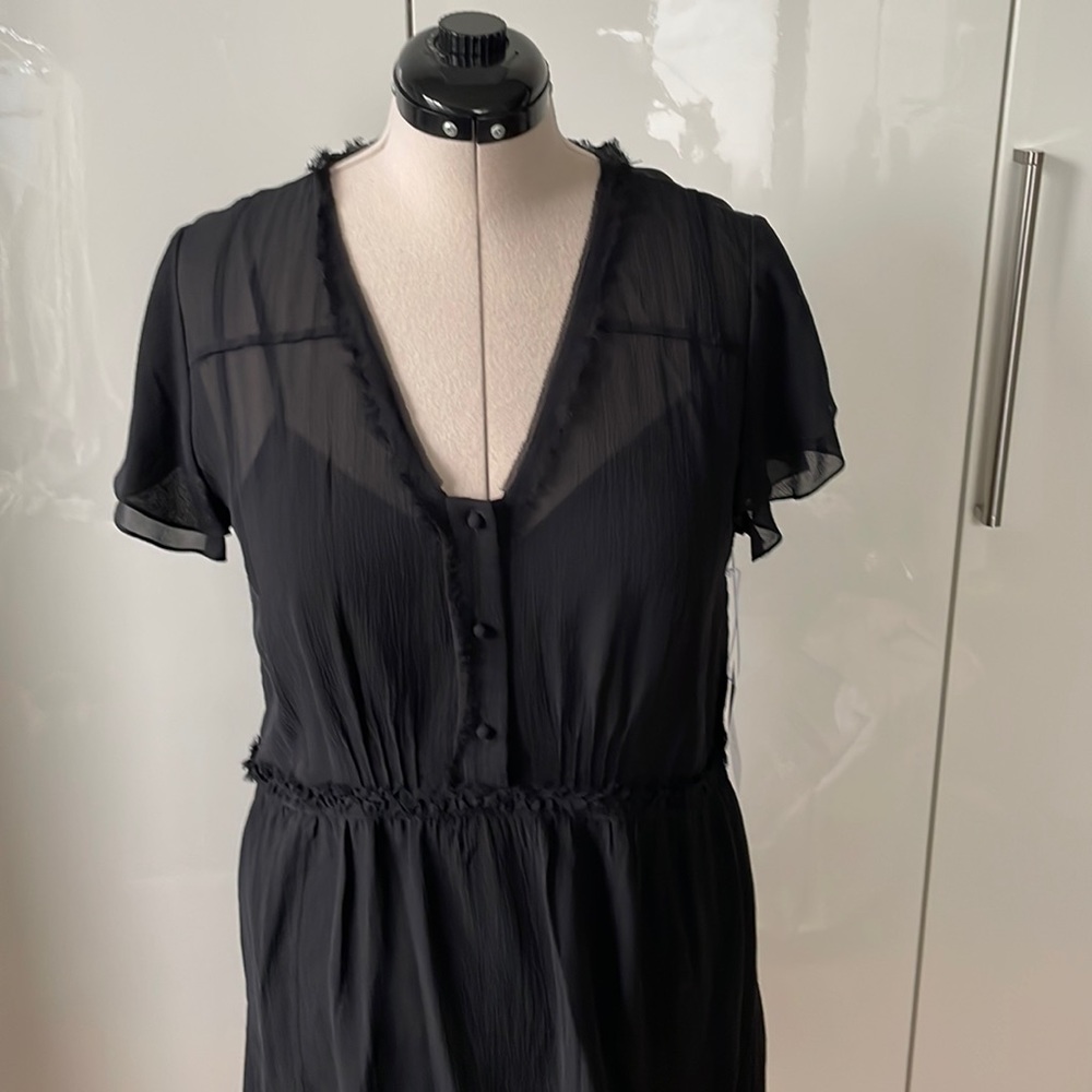 Frame Dress in Black Size-Large NWT